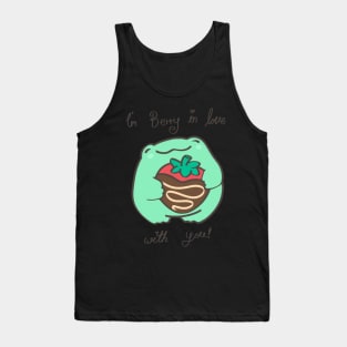 I’m berry in love with you frog valentine Tank Top